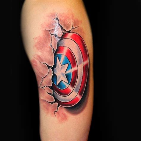 Tatuaje capitan america